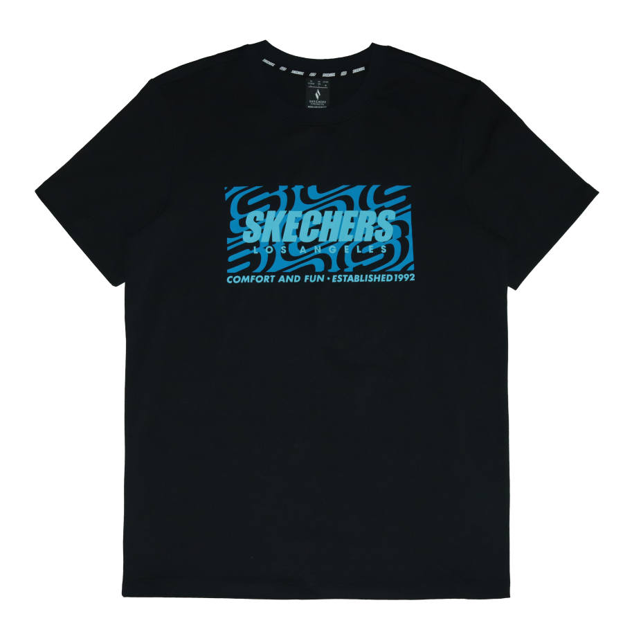 Skechers T Shirt Men's Carbon Black