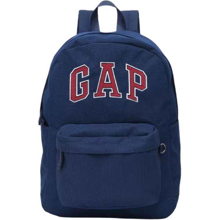 GAP GAP Fabric Backpack Unisex Navy Blue/Pink/Red