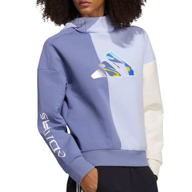 Adidas Adidas Sweatshirts Women's Purple Hooded Non Detachable Moderate