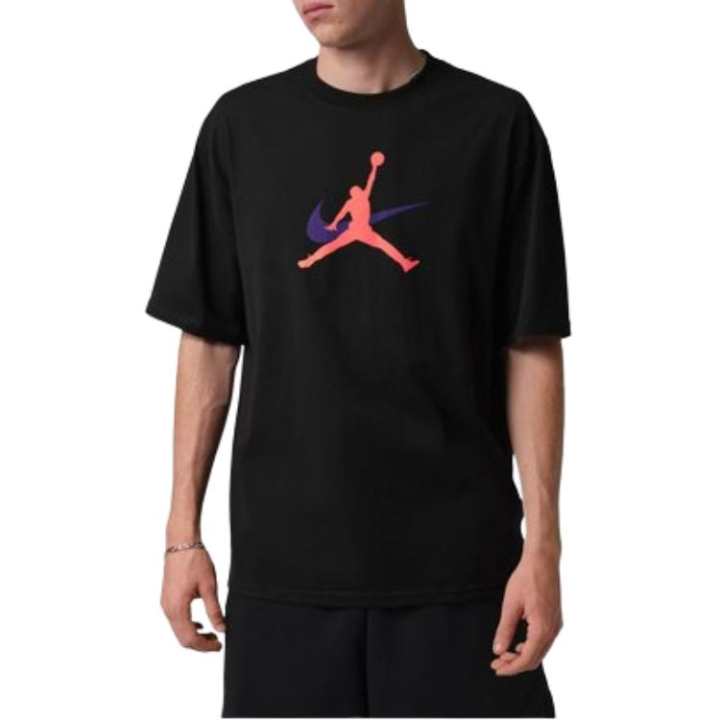 Jordan Jordan Air T Shirts Men's Black Crew Neck