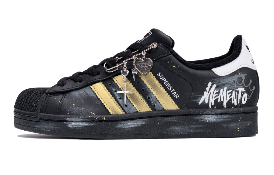 Adidas Originals Superstar 2 Low top Skateboard Shoes Unisex Black