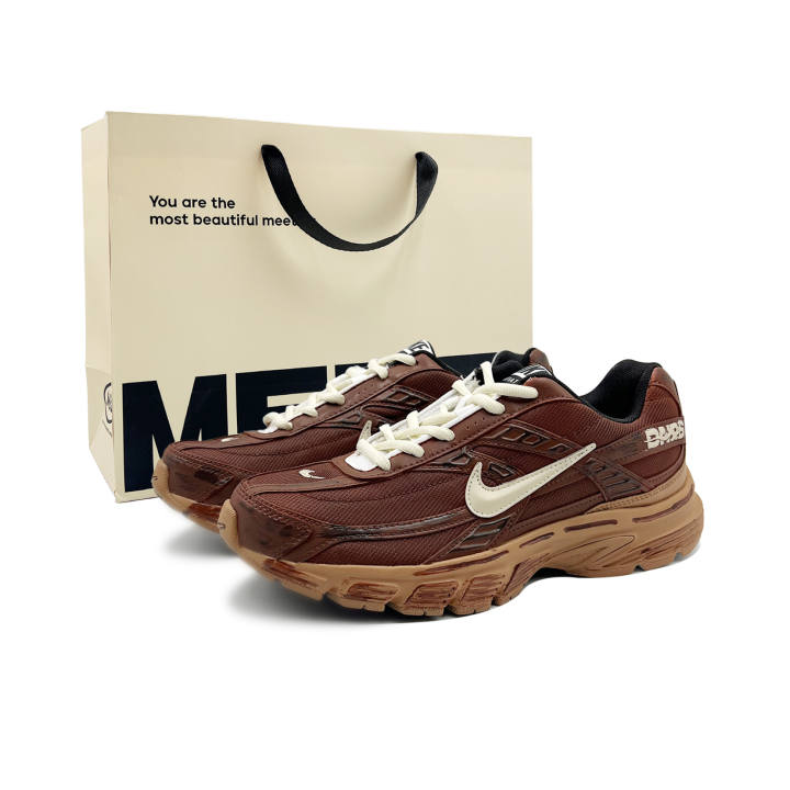Nike Nike Initiator Cushioning Abrasion Resistant Slip Resistant Low top Casual Running Shoes Unisex Brown