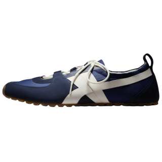 TORY BURCH Hank Cow Split Leather Low top Casual Shoes Women's Blue