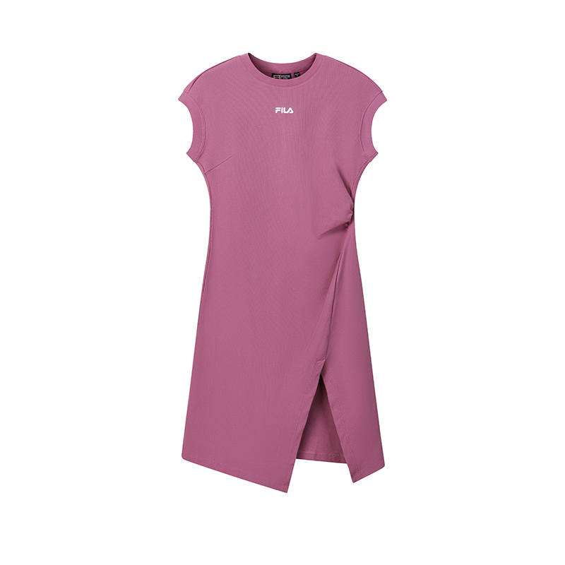 FILA ORIGINALE Short Sleeved Dress Women's Brick Burgundy