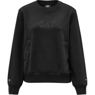 CAT Sweatshirts Women's Crew Neck Moderate