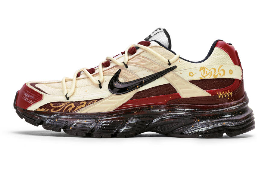 Nike Nike Initiator Abrasion Resistant Slip Resistant Low top Casual Running Shoes Women's Beige Red