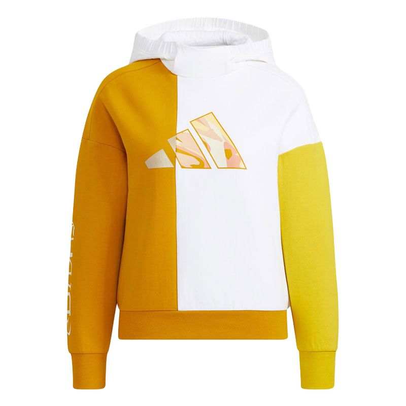 Adidas Adidas Sweatshirts Women's Yellow Hooded Moderate