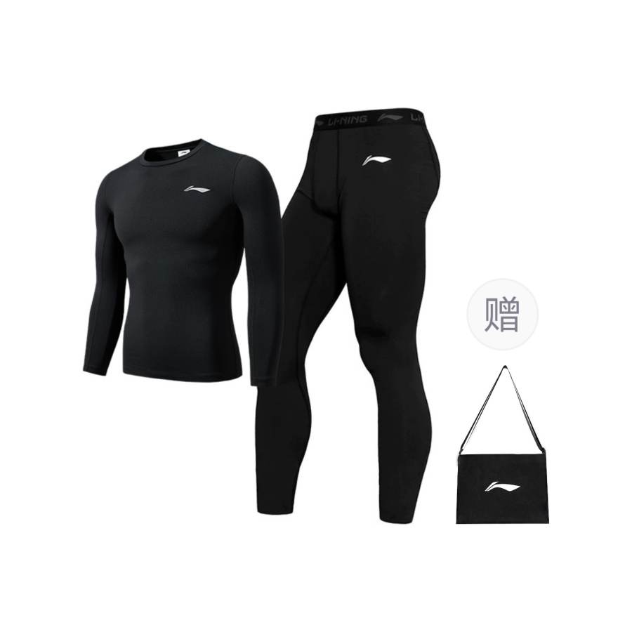 Li-Ning Li Ning Fitness Set Men's Black