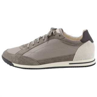 Brunello Cucinelli Leather, Suede Low top Casual Shoes Men's Gray