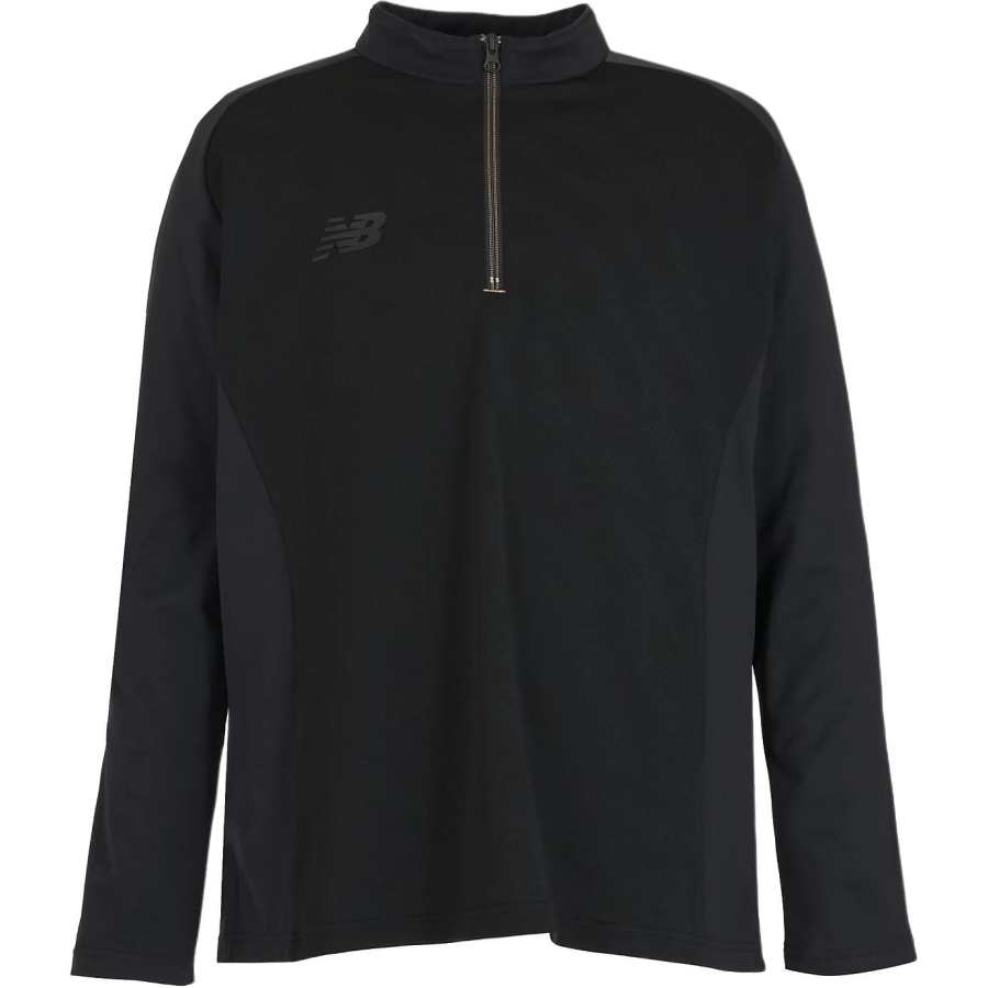 New Balance New Balance T Shirts Men's Black Stand Collar Moderate