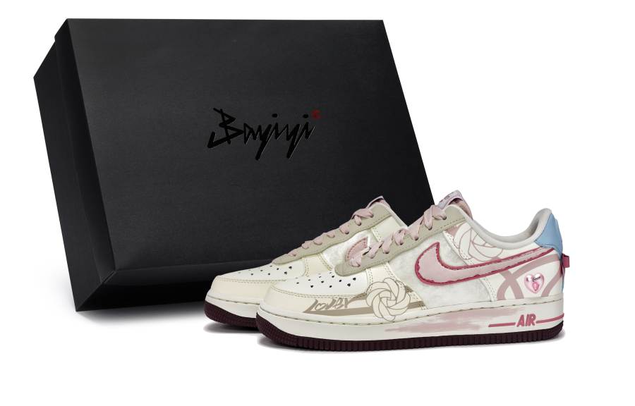Nike Nike Air Force 1 811 Manufacturing, Love Knot, Special Shoe Box Slip Resistant Low top Skateboard Shoes Women's