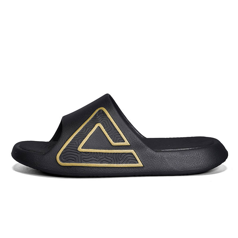 PEAK Tai Ji1.0 Slide Slippers Unisex Black Gold