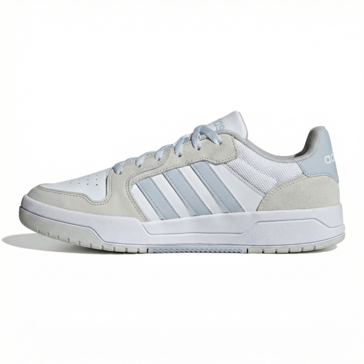 Adidas Adidas ENTRAP Textile, Synthetic Leather Lightweight Low top Skateboard Shoes Unisex White