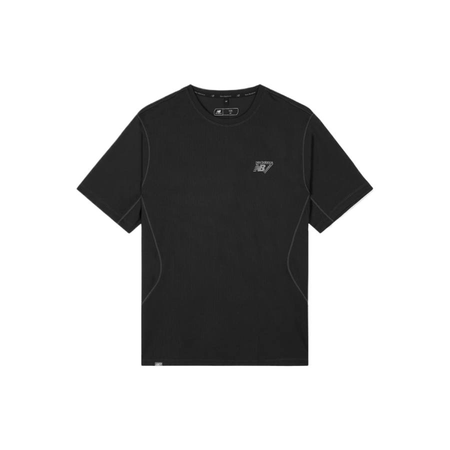 New Balance New Balance T Shirts Unisex Black Crew Neck Moderate