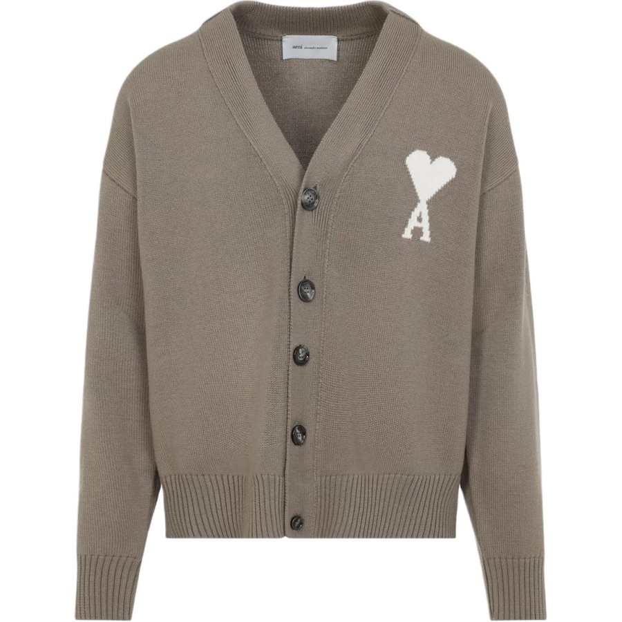 AMIPARIS Amiparis Heart Logo Buttoned Cardigan