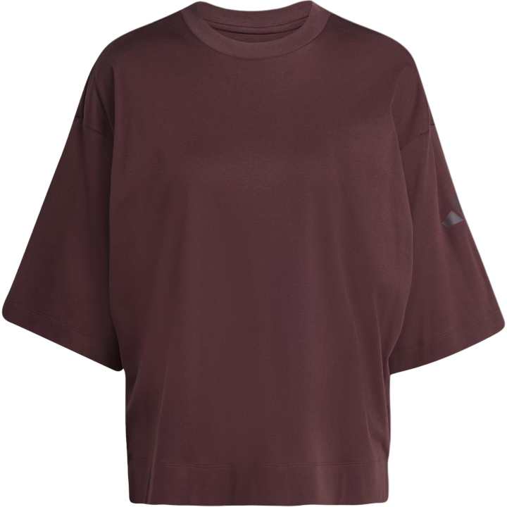 Adidas Adidas T Shirts Women's Dark Brown Crew Neck