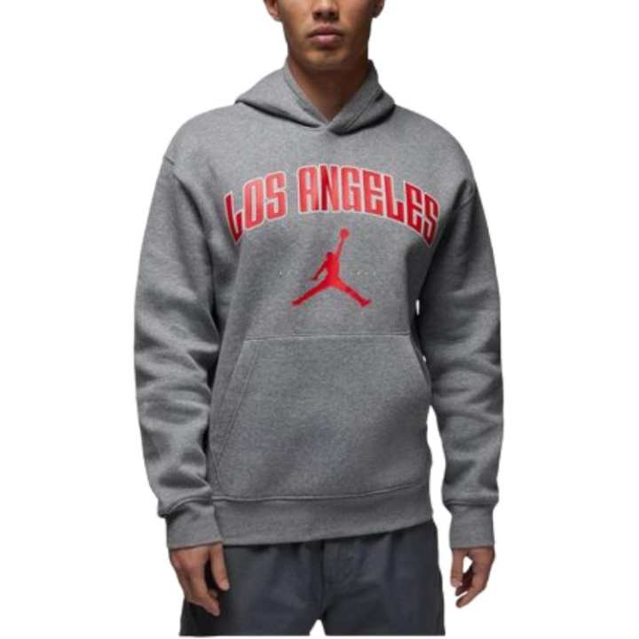 Jordan Jordan Air Sweatshirts Men's Gray Hooded Non Detachable Moderate