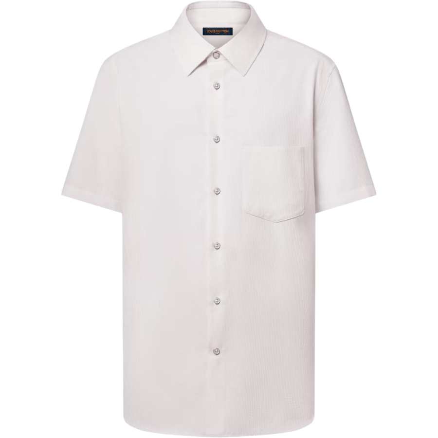 LOUIS VUITTON Shirts Men's Ivory Pointed Collar Moderate Other