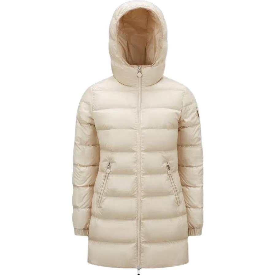 Moncler Rib Bone Down Jacket Women's Beige