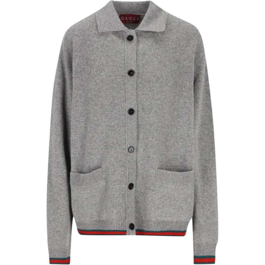 GUCCI Gucci Web Detailed Cardigan