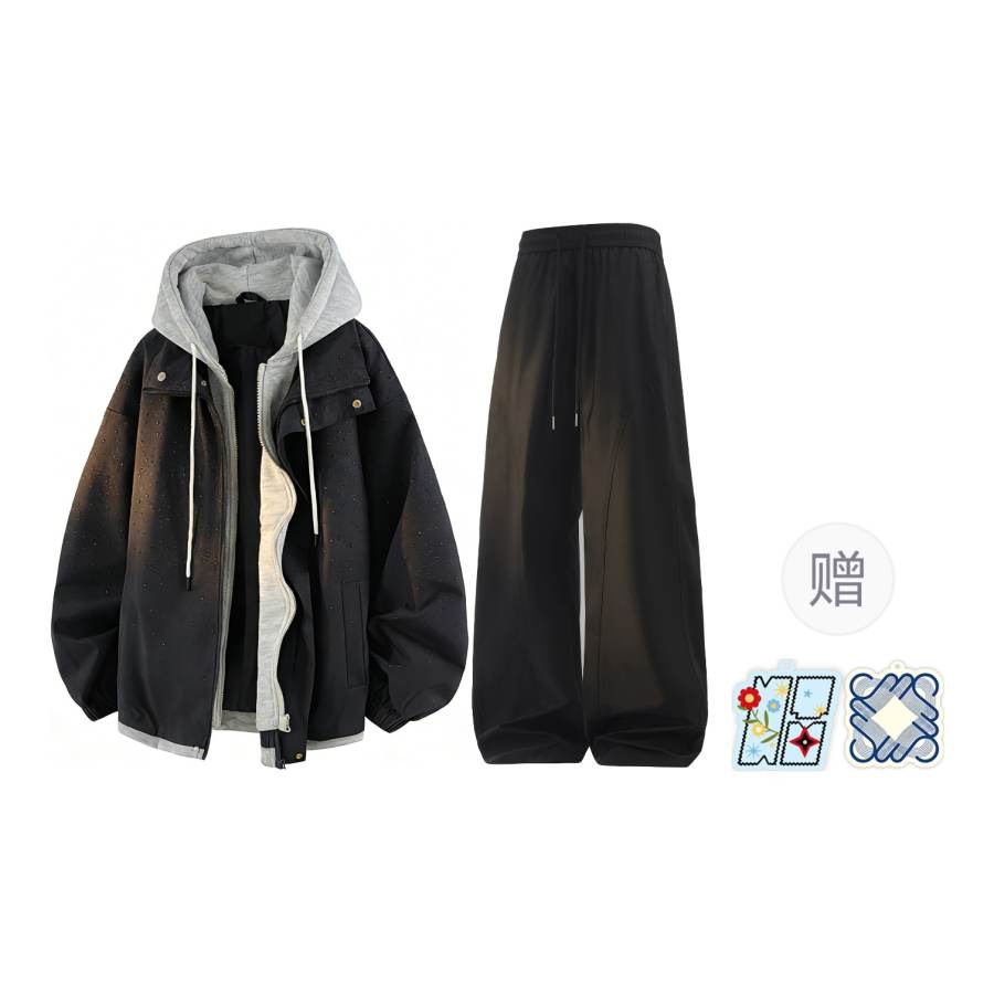 MIIOW Casual Sportswear Unisex Hooded Moderate