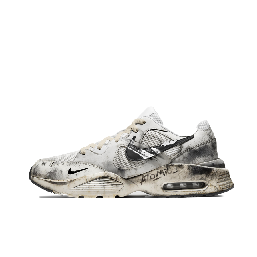 Nike Nike Air Max Fusion The Last Wanderer Cushioning Lightweight Low top Casual Shoes Women's White Yellow