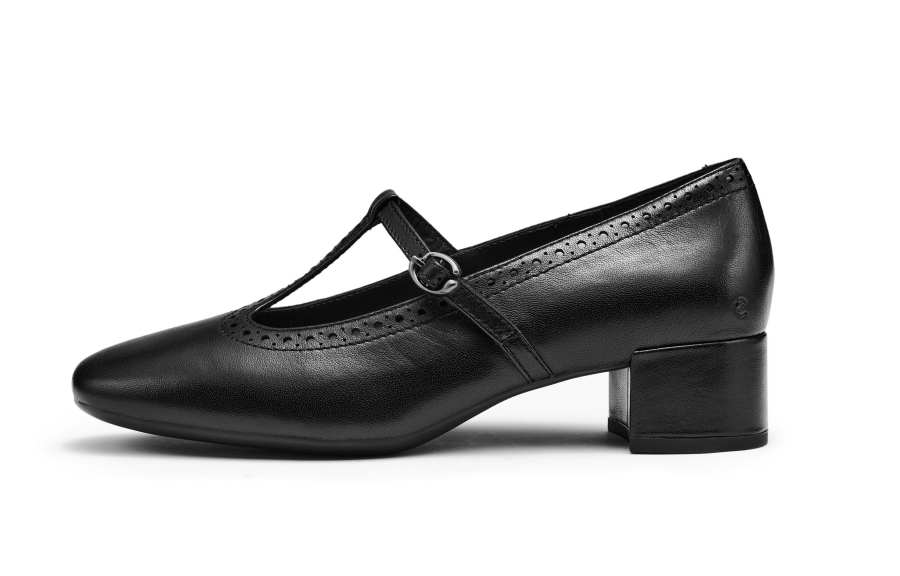 Ecco SS26 Lily Collection 35 Mary Jane Shoes Women's Black 250613