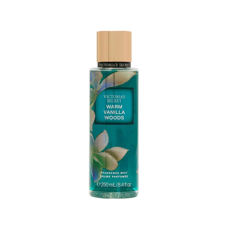 Victoria's Secret WARM VANILLA WOODS Fragrance Spray Hydrating Aromatic Woody 250ml