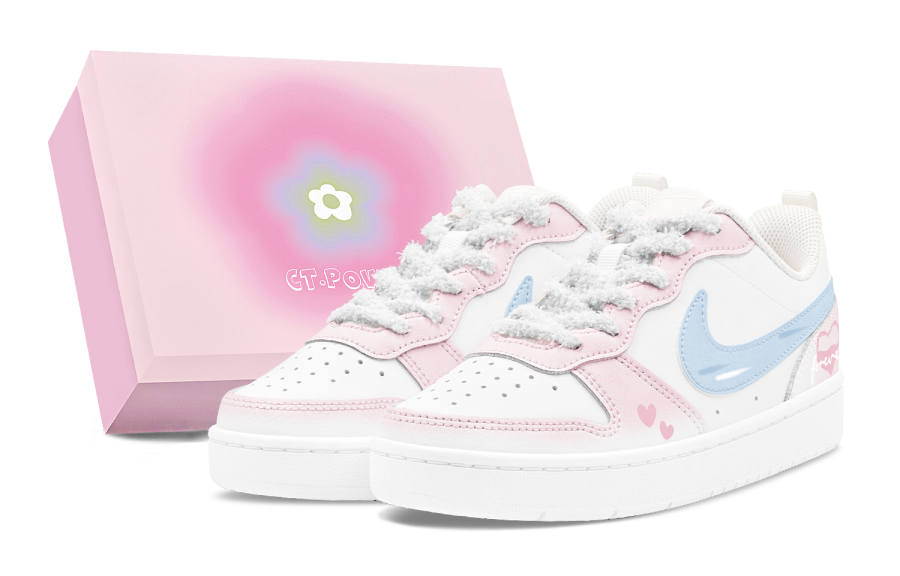 Nike Nike Court Borough Romantic Treat, Heart Gummies, Couple's, Refreshing, Sweet Style, Girly