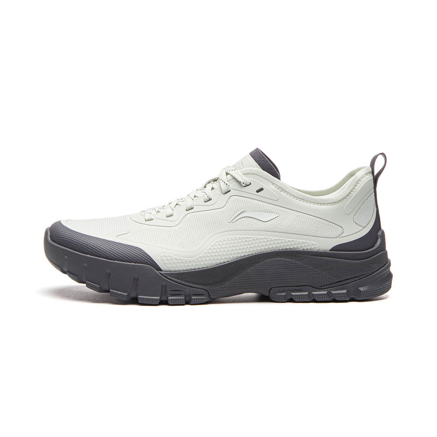 Li-Ning Li Ning Sandstone Cushioning Slip Resistant Abrasion Resistant Rebound Low top Casual Shoes Women's Gray