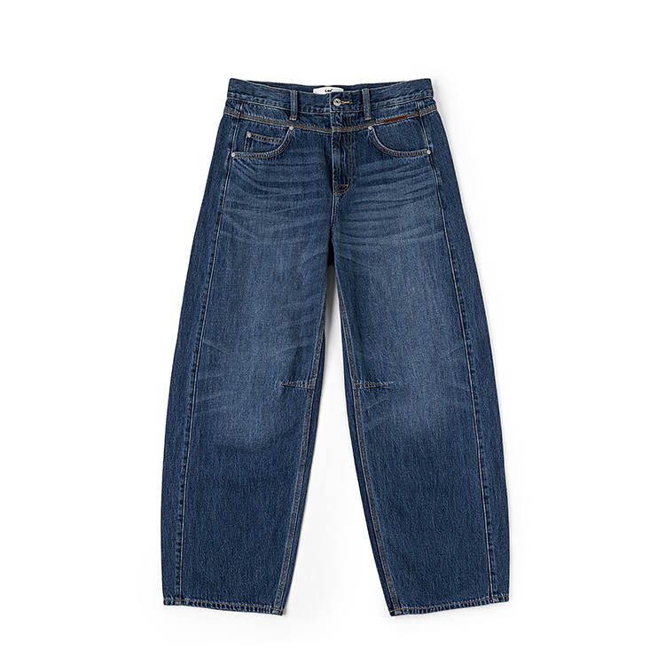Lee X Feng Chen Wang FENG CHEN WANG Jeans Men's Dark Blue 30 Pants Length Moderate Scimitar Pants
