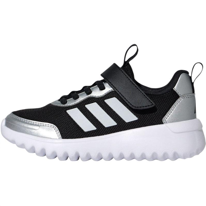 Adidas Adidas Playflow EL Low top Casual Shoes Black White Silver Kids'