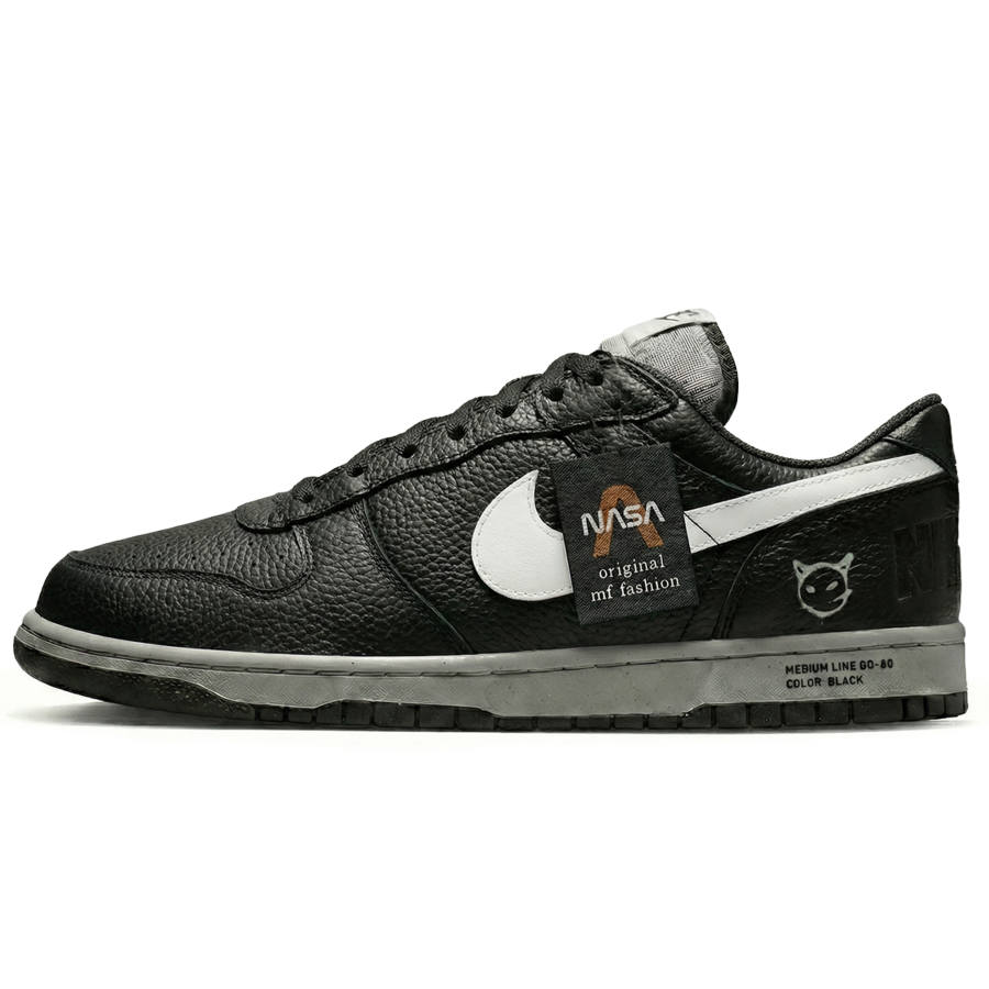 Nike Nike Dunk Three Times Lab, Dark Matter Field Abrasion Resistant Slip Resistant Low top Skateboard Shoes Men's Black