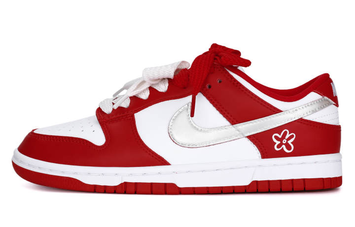 Nike Nike Dunk Low top Skateboard Shoes Women's Red White