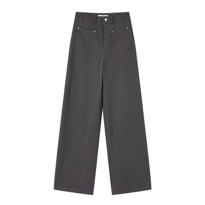 XIANGYING Casual Pants Women's Moderate Straight Fit Pants