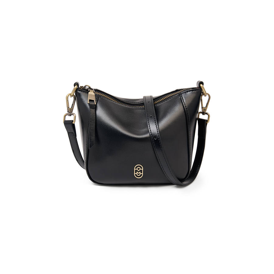 LAORENTOU Top Grain Cow Leather Crossbody Bags Regular Women's Black/White/Lemon/Khaki