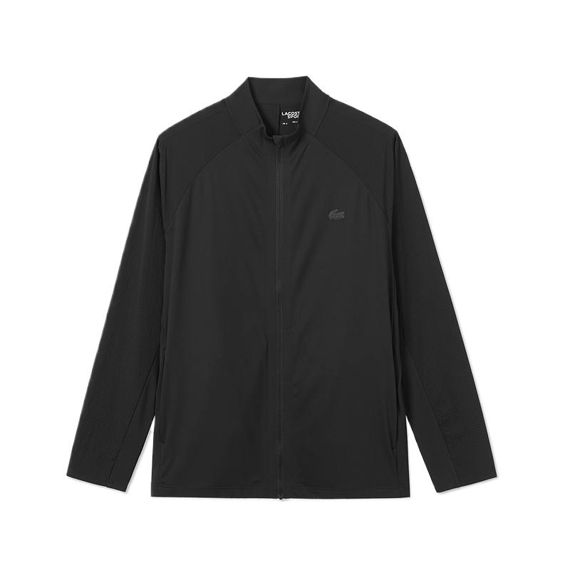 LACOSTE LACOSTE Sweatshirts Men's Black Stand Collar Moderate