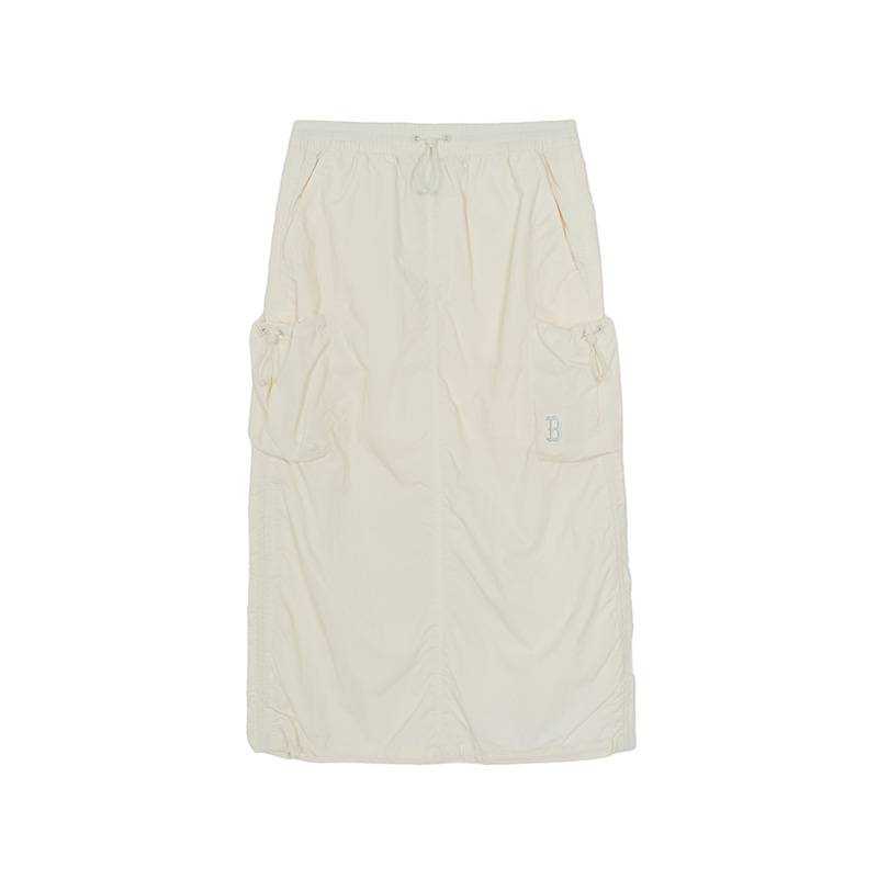 MLB Casual Long Skirts Women's Cream Moderate Cargo Skirt