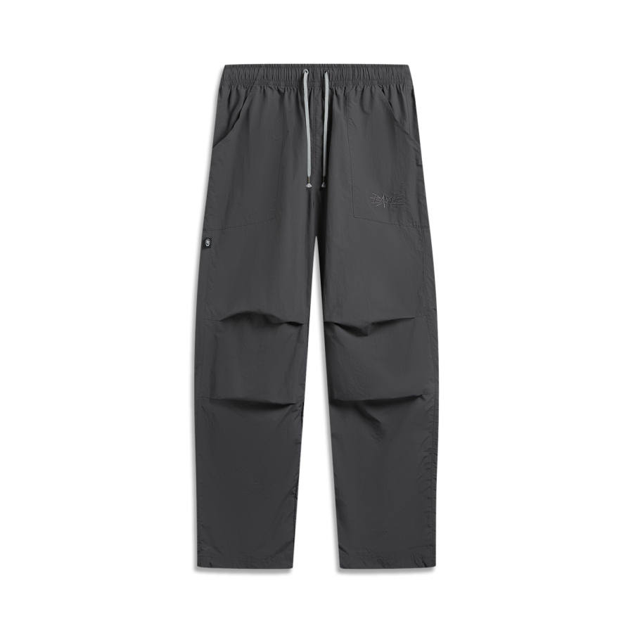 Li-Ning Li Ning Basketball Collection Sports Pants Men's Black Pine Gray Moderate