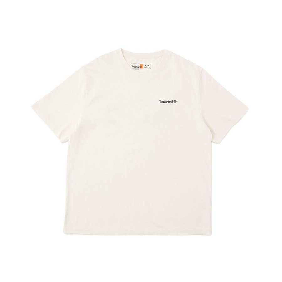 Timberland T Shirts Unisex Vintage White Crew Neck Moderate