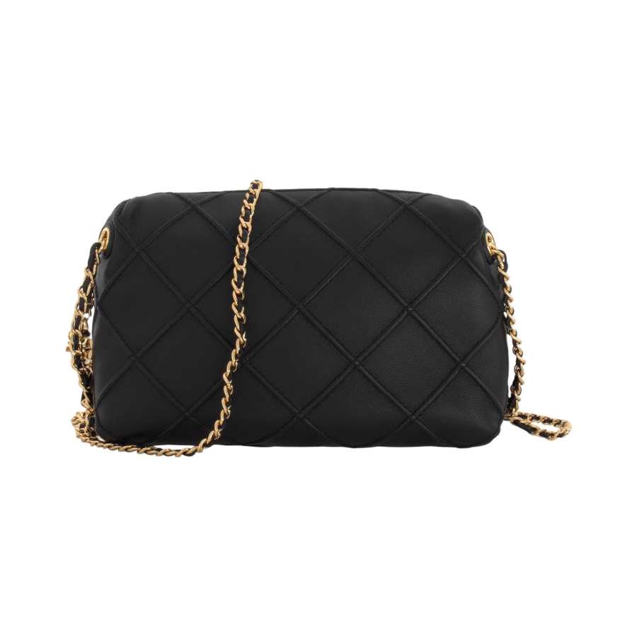 TORY BURCH Fleming Sheepskin Crossbody Bags Women's Black