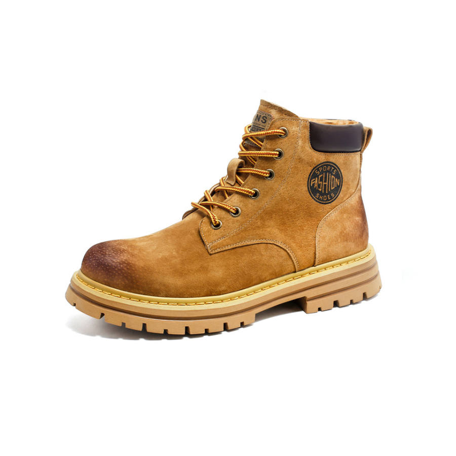 Lanza Vintage Distressed Polished Toe Workwear Urban Chic Style, Luxury Streetwear Atmosphere Ankle Length Combat Boots