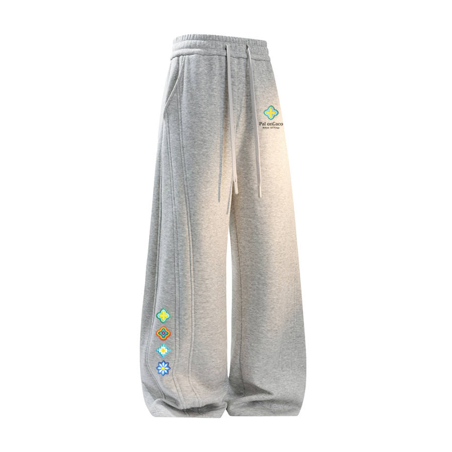 PAL ONGACO Casual Pants Unisex Moderate Sweatpants