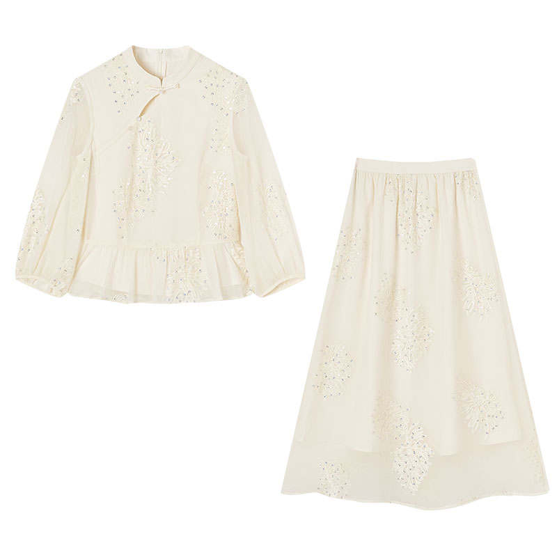 XIANGYING Shirt Matching Set Women's