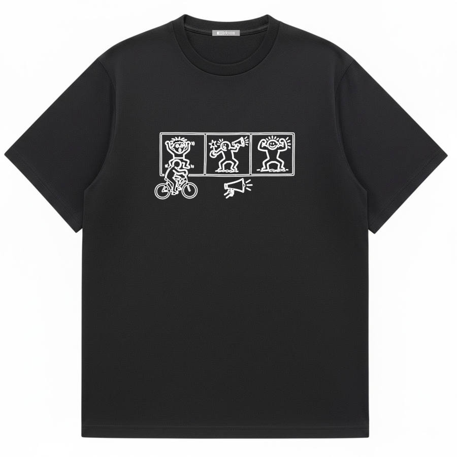 Hodo T Shirts Unisex Crew Neck Moderate Straight Fit