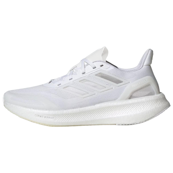 Adidas Adidas PUREBOOST 5 Fabric Slip Resistant, Abrasion Resistant, Rebound Running Shoes Men's White
