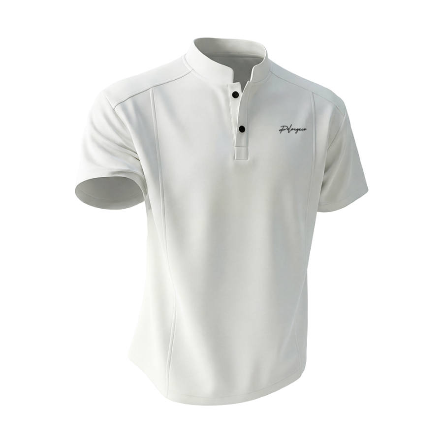 PAL ONGACO T Shirts Unisex Henry Collar Moderate Straight Fit