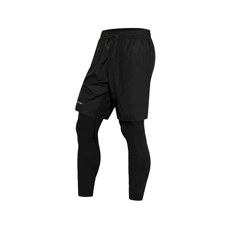 Li-Ning Li Ning Sports Pants Men's Black Slit Pocket Moderate
