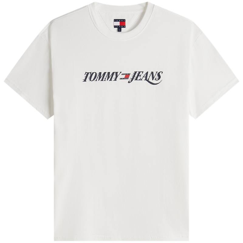 Tommy Hilfiger T Shirts Men's White YBL Crew Neck