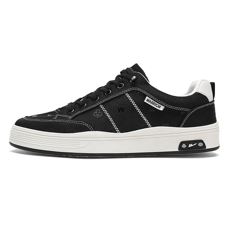 Warrior Height Increasing Abrasion Resistant Lightweight Low top Skateboard Shoes Men's